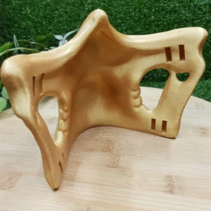 Higgs Mask (Death Stranding), 3D printed – gold and black edition – view 11