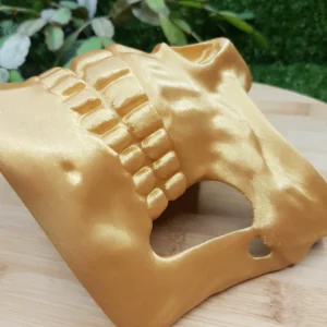 Higgs Mask (Death Stranding), 3D printed – gold and black edition – view 13