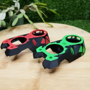 Voron Knomi V1 Stealthburner faceplate, 3D printed in ABS with 168 filament changes – view 3