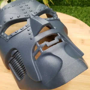 Dr. Doom Mask Vertigo Edition, 3D printed in grey ASA – view 6
