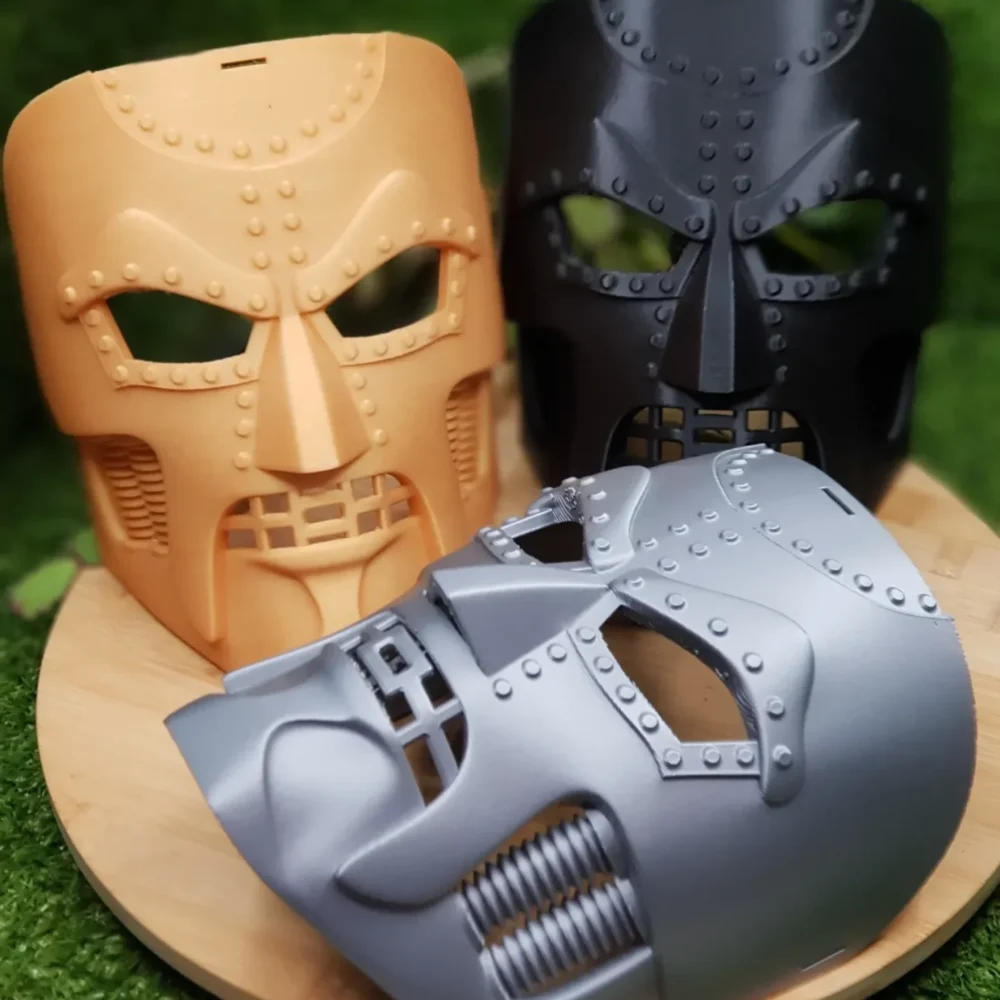 Docter Doom Masks printed on Ender 5 Plus.