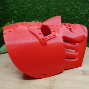 Dr. Doom Mask, 3D printed in PLA – view 8