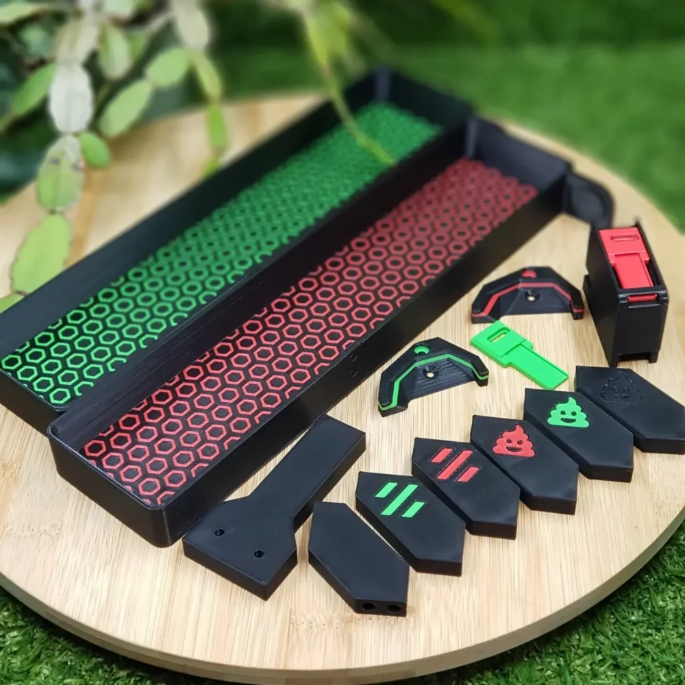Blobifier 3D printed parts kit fully customizable multicolor with threaded inserts.