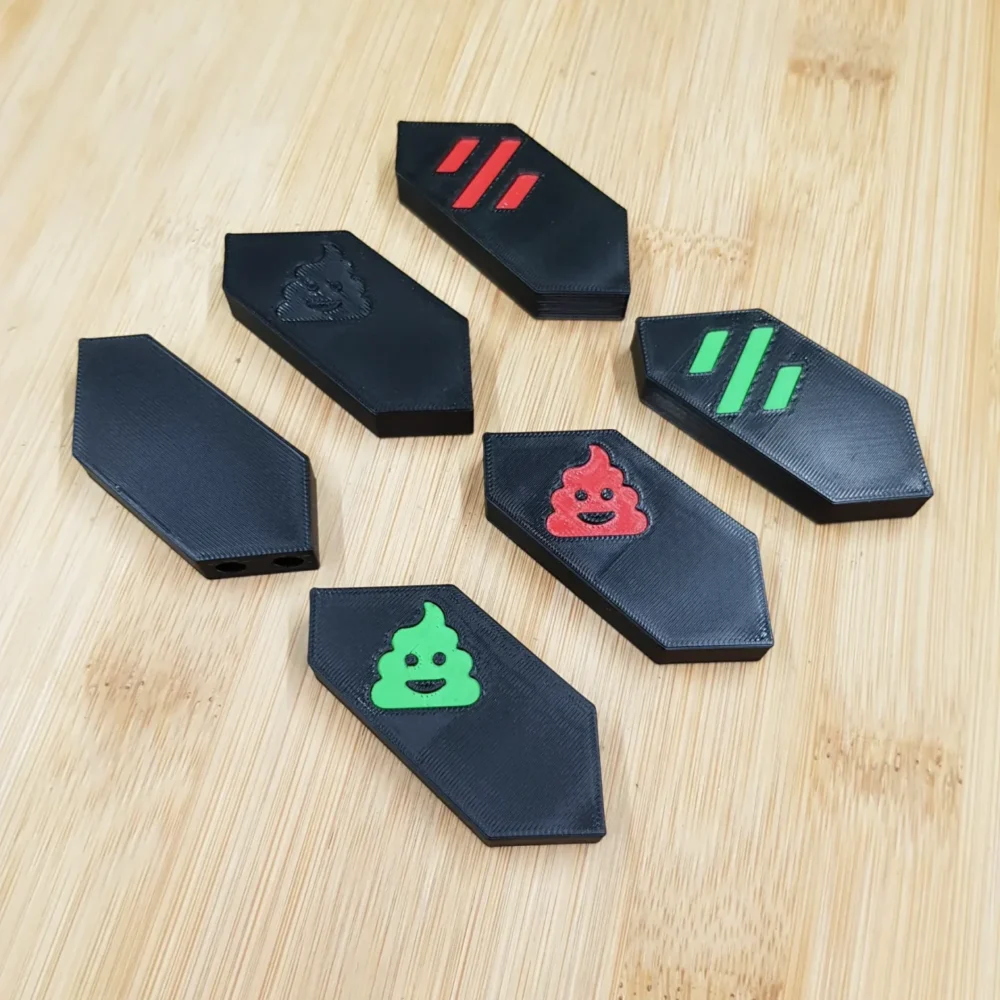 Blobifier 3D printed parts kit fully customizable multicolor with threaded inserts.