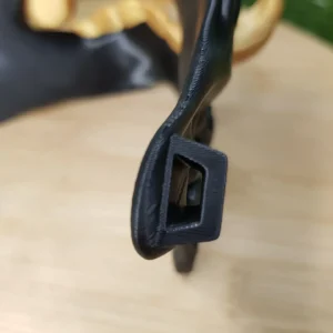 Japanese Oni Mask Gold & Black Edition, 3D printed in ABS – view 11