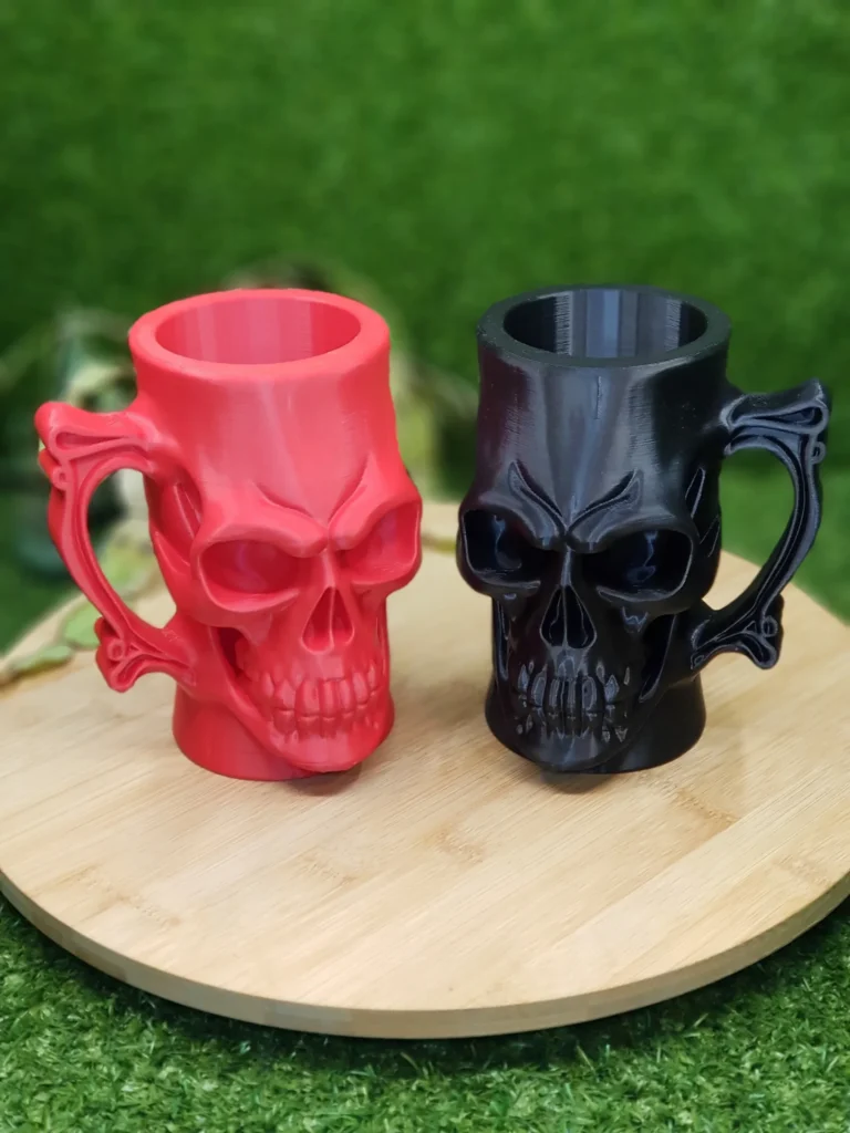 3D Printed Skull Can Holder Beer Mug 1