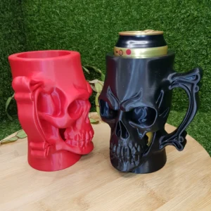 3D Printed Skull Can Holder Beer Mug 3