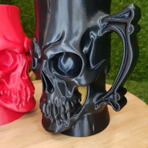 3D Printed Skull Can Holder Beer Mug 4
