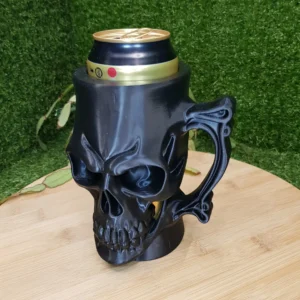 3D Printed Skull Can Holder Beer Mug 7