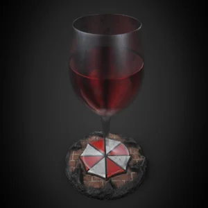 Resident Evil Umbrella Corp Coaster – 3D render – view 7