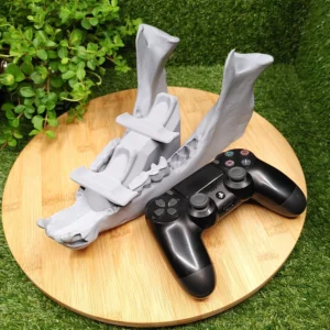 3D Printed Boar Jaw Dual Controller Stand 11