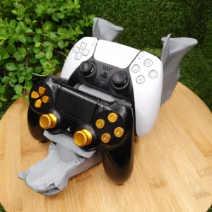 3D Printed Boar Jaw Dual Controller Stand 9