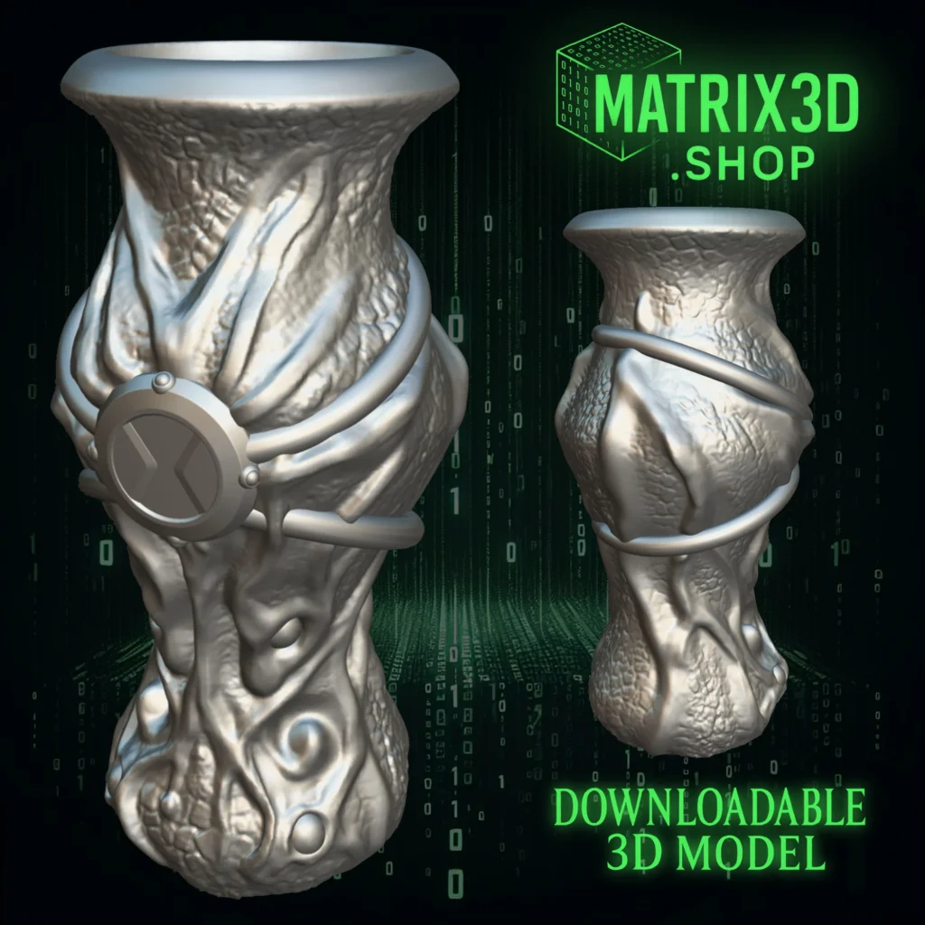 Ben 10 Omnitrix Vase – downloadable 3D model (STL)