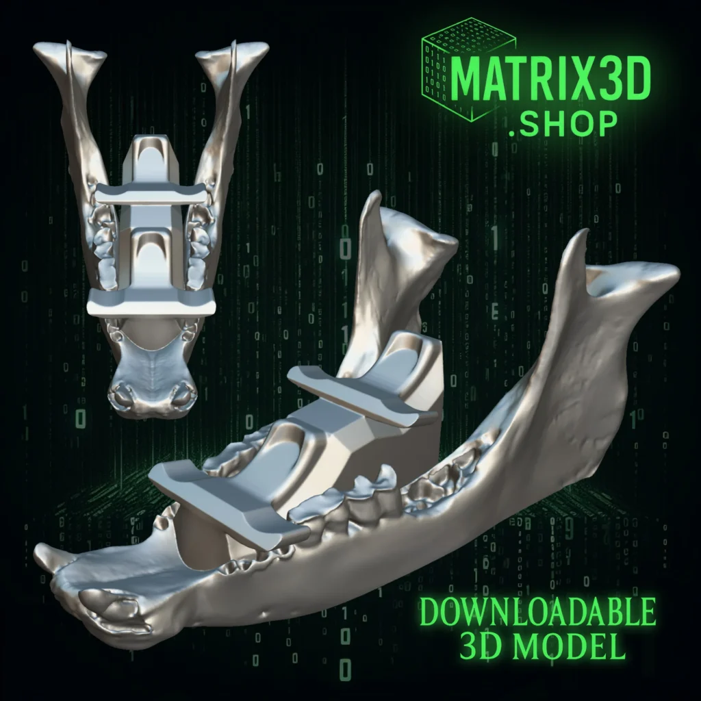 Boar Jaw Dual Controller Stand – downloadable 3D model (STL)