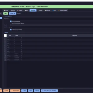 Custom Macro Binder screenshot – builder