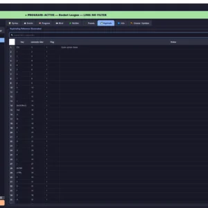 Custom Macro Binder screenshot – keybinds