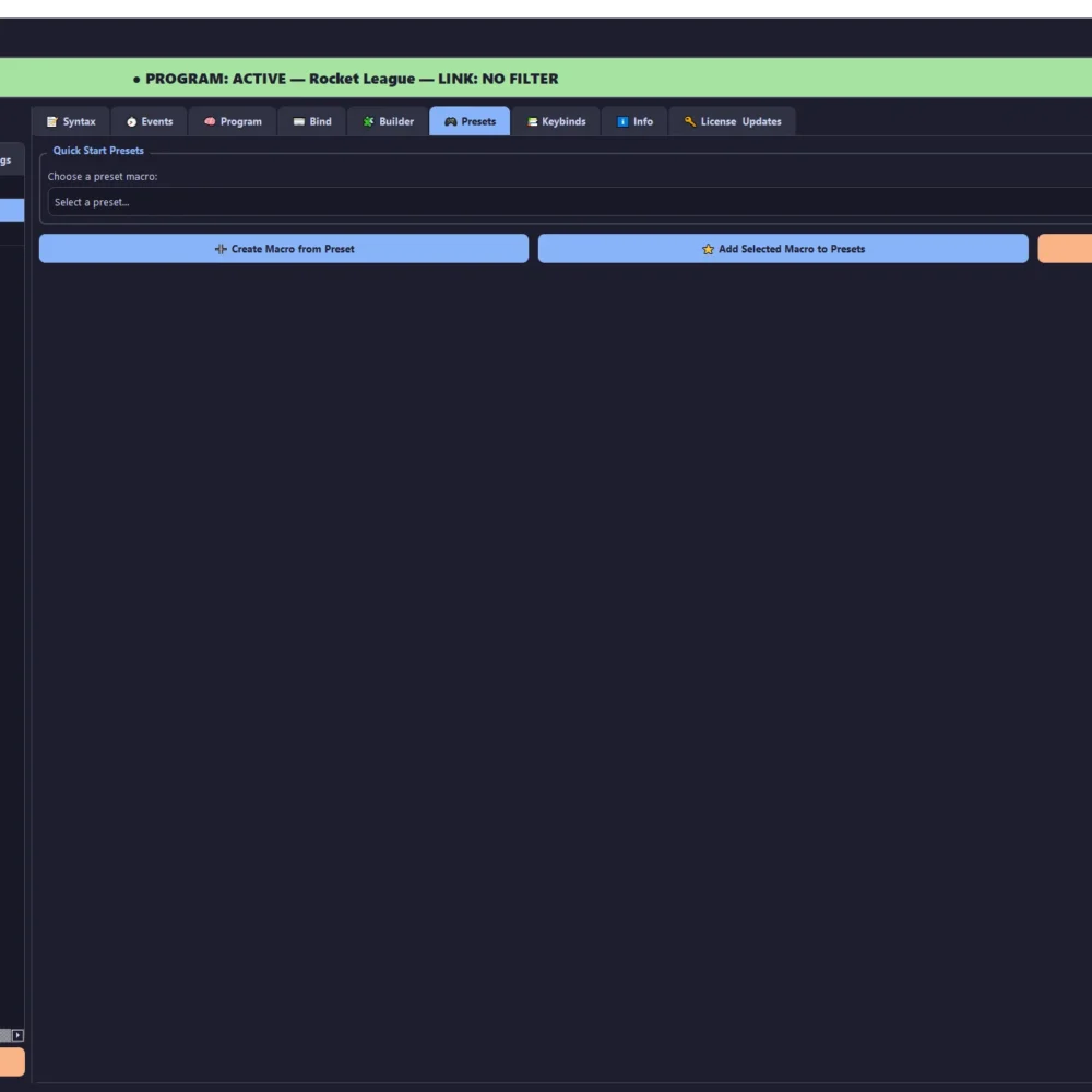 Custom Macro Binder – PRO (Lifetime License)Unlock unlimited access to Custom Macro Binder with a one-time purchase.Create…
